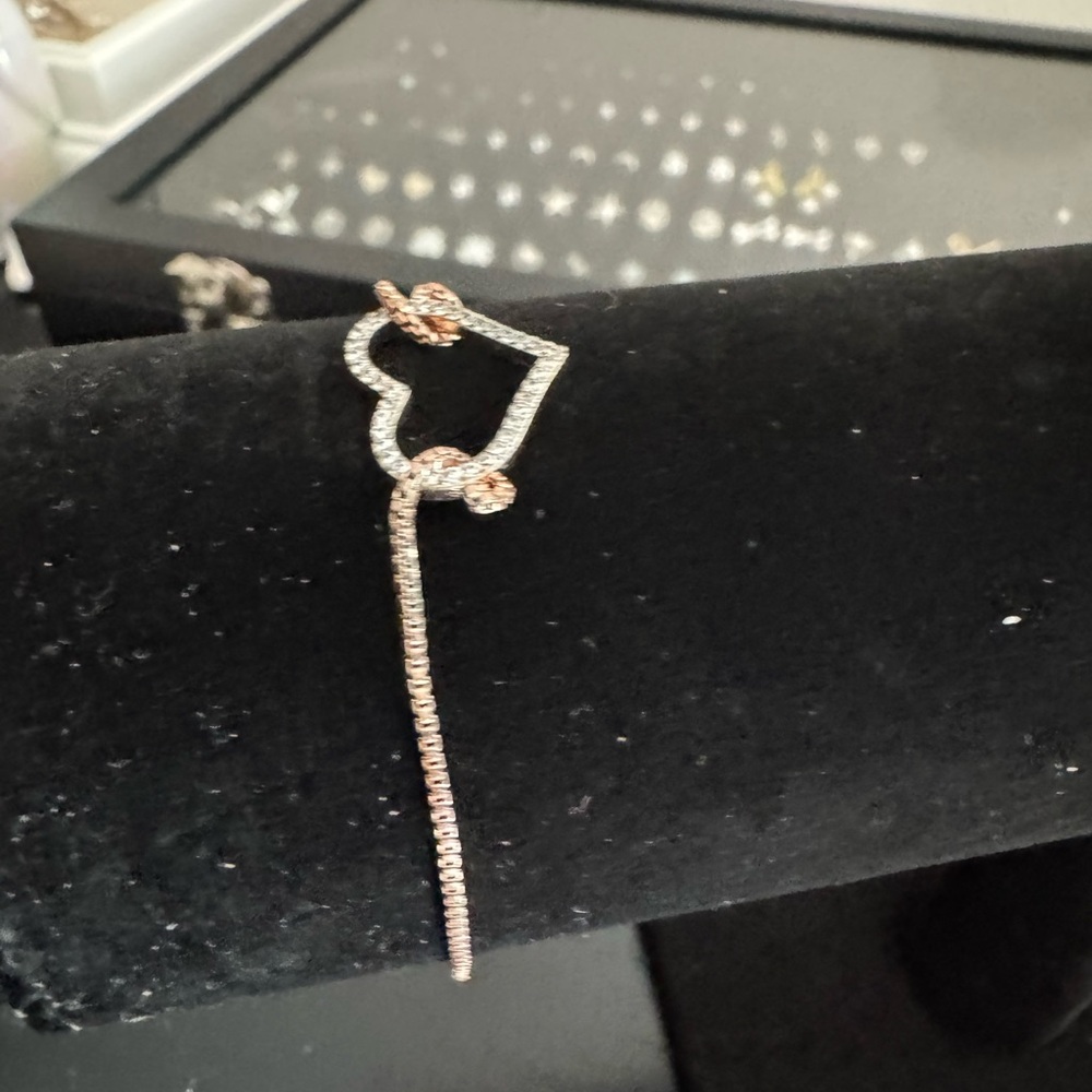 Rose Gold Heart Bracelet